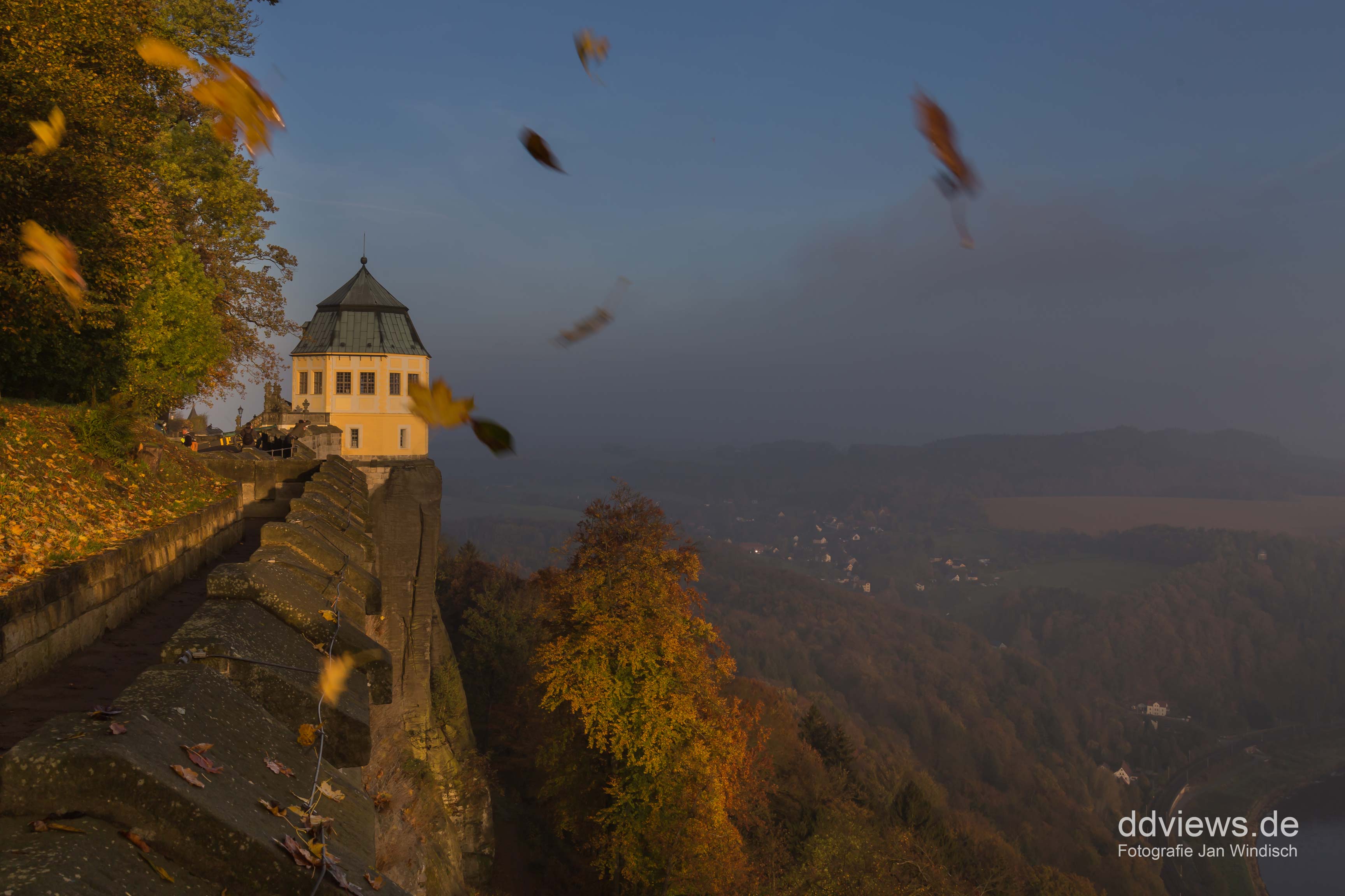 Friedrichsburg - Festung Königstein im Herbst