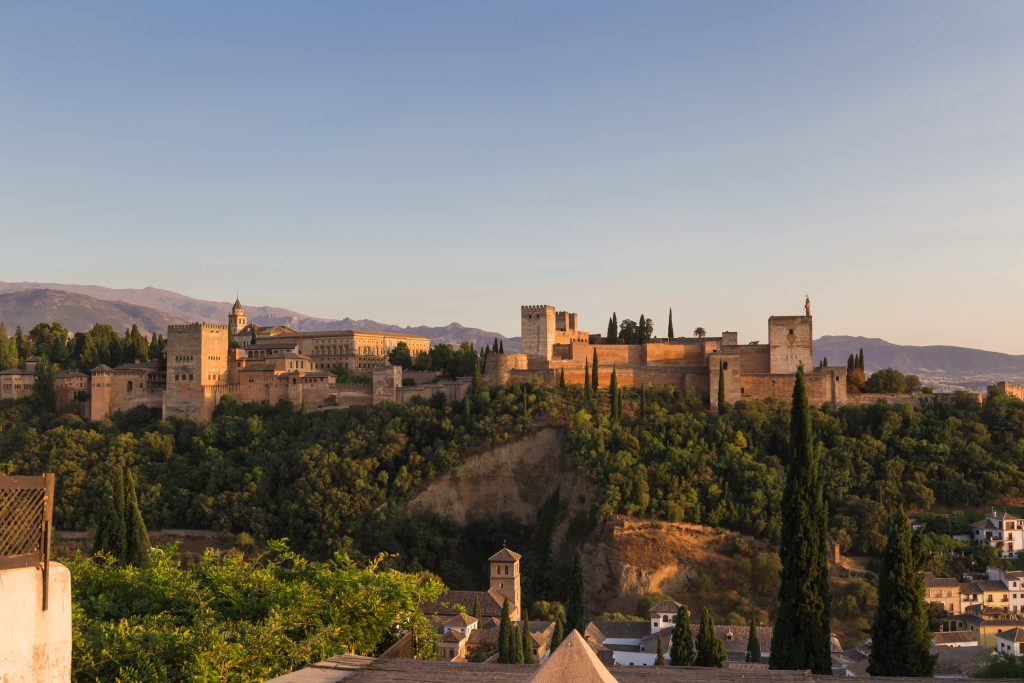 Alhambra - Granada zum Sonnenuntergang