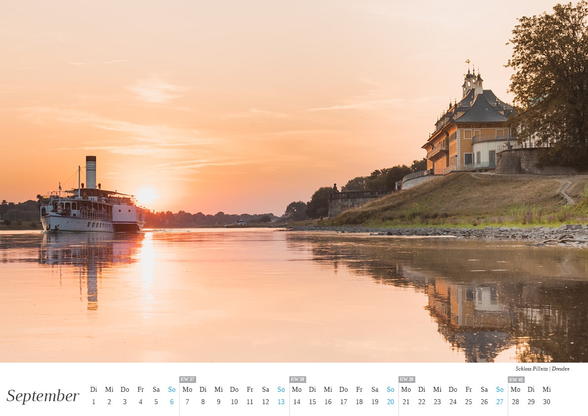 Dresden Kalender - September