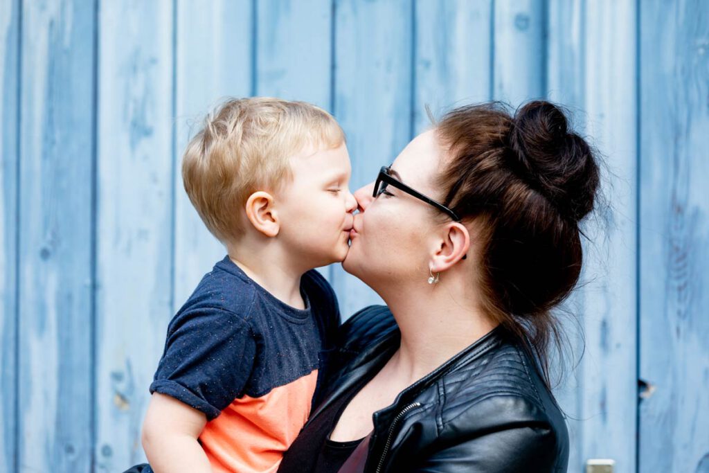 junge Familie Fotoshooting